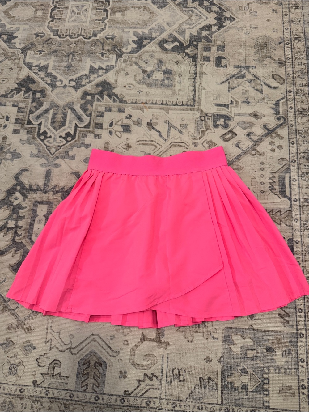Kyodan XS Hot Pink Pleated Skort Wrap Front Tennis Golf Skirt